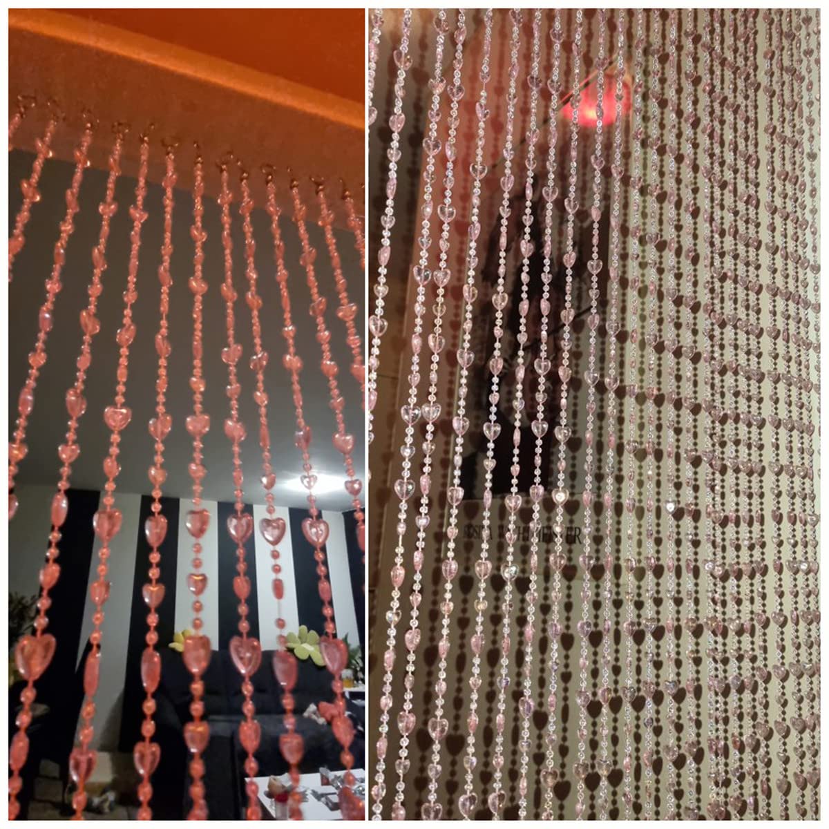 Amazon.com: ECYC Ltd 20 Strings 3.3 Feet Long Acrylic Beaded