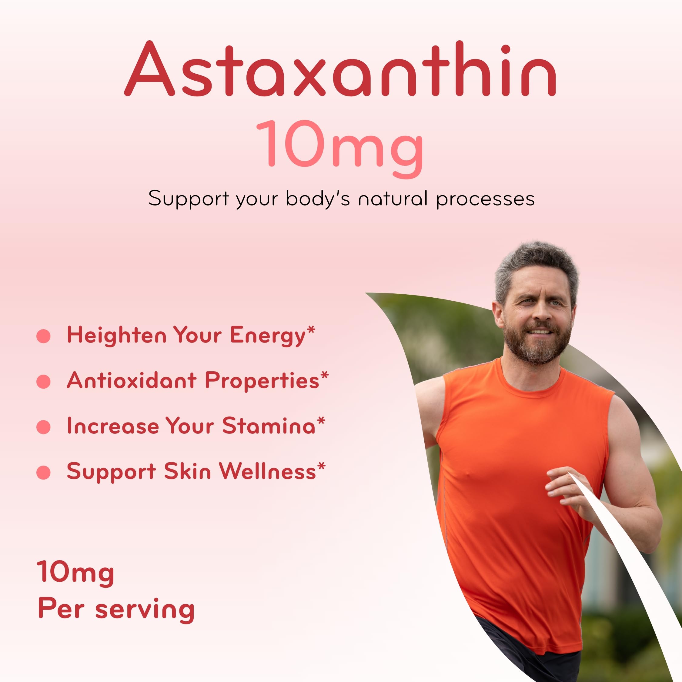 Algae Based Astaxanthin Supplement - Rapid Release Astaxanthin 10mg Non-GMO Super Potent Antioxidant and Carotenoid for Skin Immunity and Eye Health Support - Made in a cGMP US Lab (6 Month Supply) — Amazon image 4