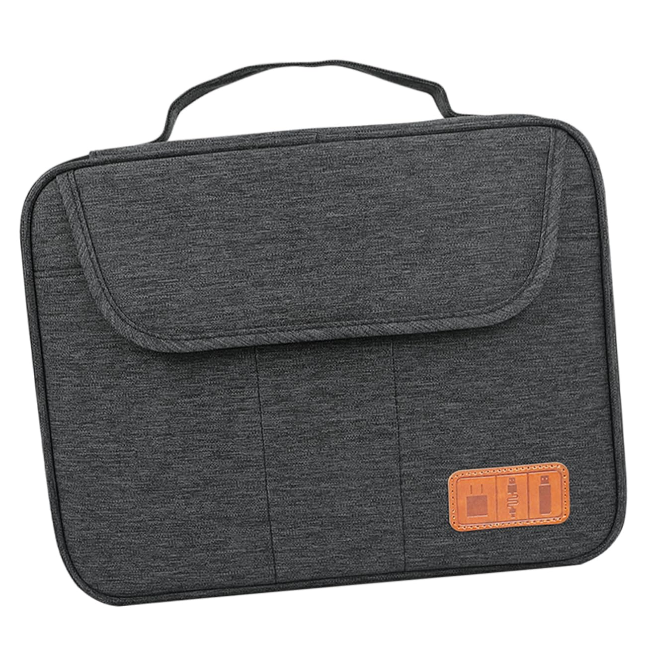 Borsa Organizer Cavi da Viaggio Grande a Doppio Strato