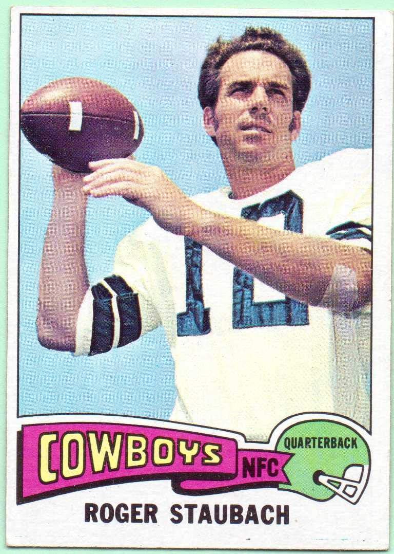 Roger Staubach 1975 Topps #145 - Dallas Cowboys