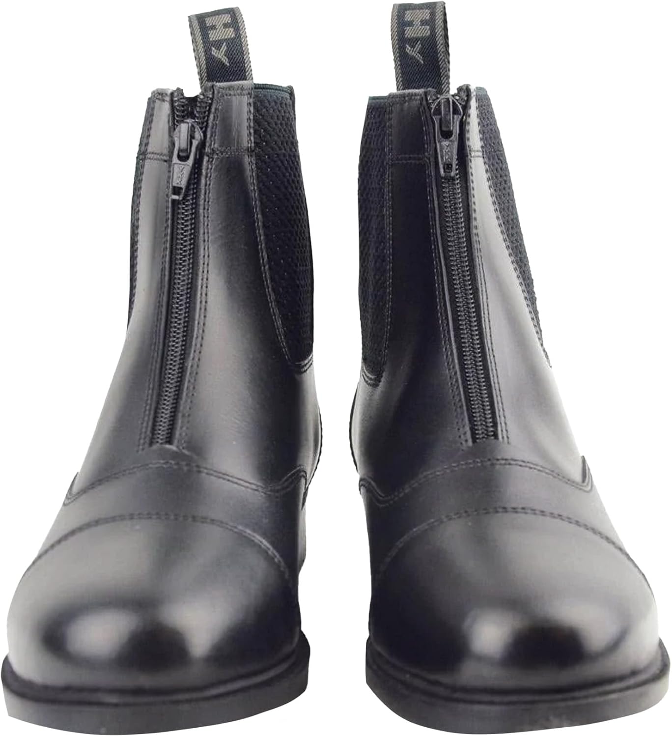 HyLAND Childrens/Kids Canterbury Zip Jodhpur Boots (4 M US Little Kid) (Black)