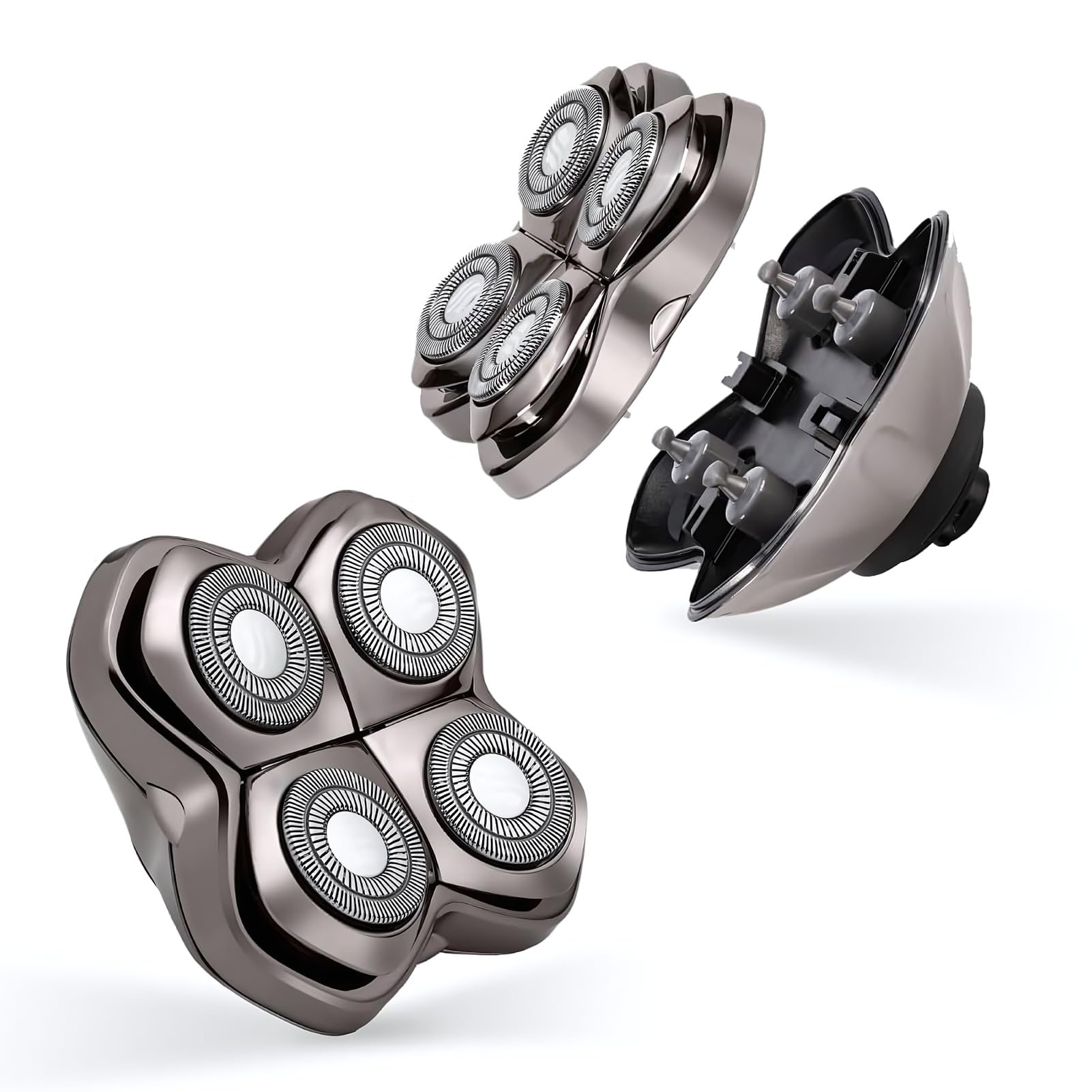 Skull Shaver, golarka do łysienia, ostrze zastępcze kompatybilne z golarkami Pitbulls Gold PRO, Silver PRO, Platinum PRO i Butterfly Kiss PRO, głowica zamienna Pro 4