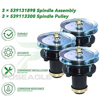 Amazon.com : POSEAGLE 3 Pack Pre-Greased 539131898 Spindle