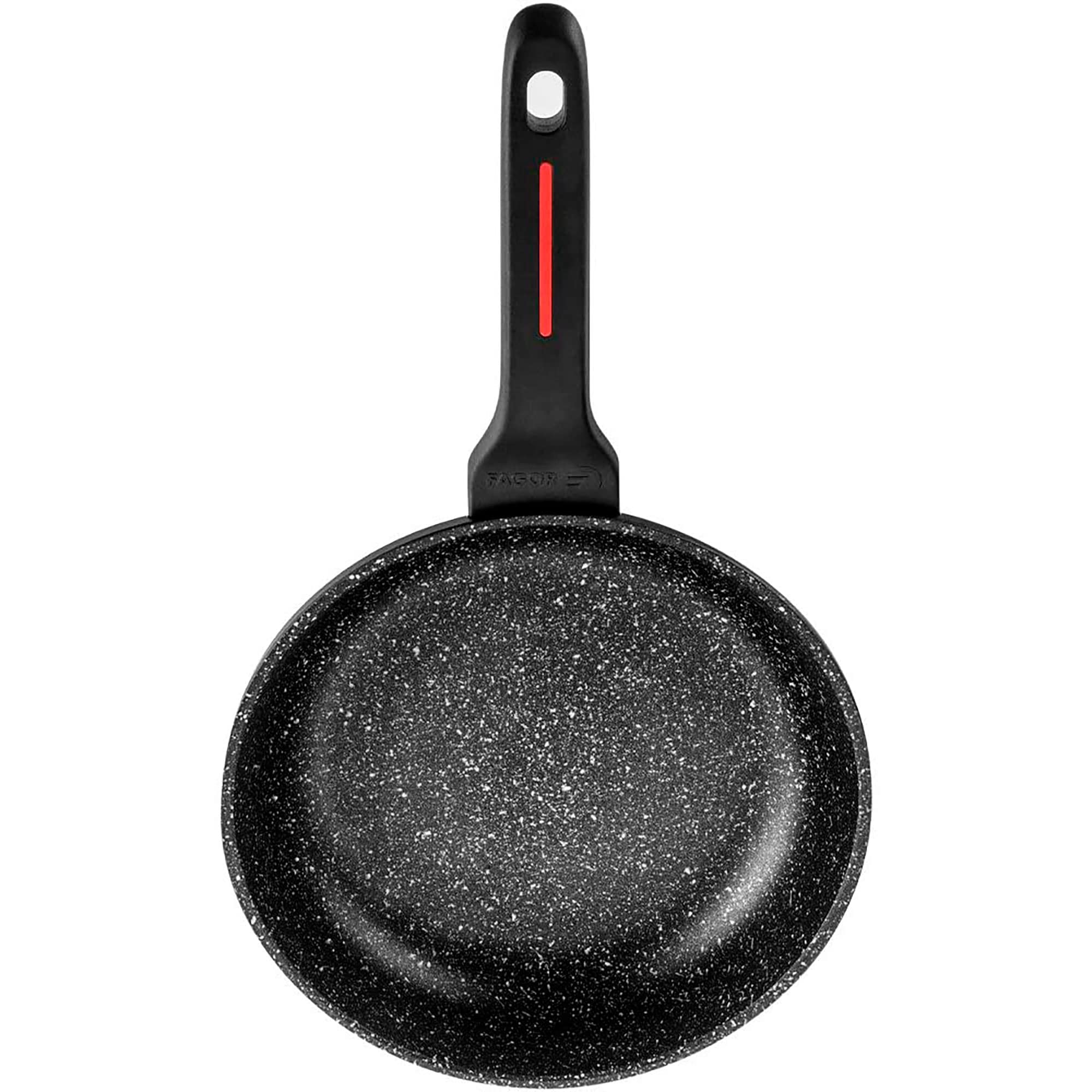 Fagor Alutherm Batería Cocina Inducción 5 Piezas Set 2 Cazuelas 20-24 cm, 2 Tapas Cristal, Sartén 24 cm, Aluminio Fundido, Antiadherente Ecológico sin PFOA, Apta Todas Las Cocinas