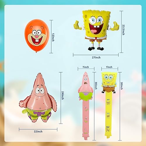 Miniatura 4 de Suministros de fiesta de globos temáticos amarillos, suministros de decoración de fiesta de globos para fiestas de cumpleaños, fiestas de niños y