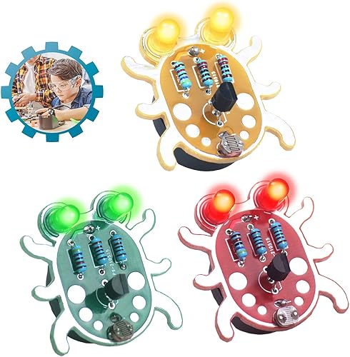 Vista 4 de Aprende a kits de soldadura: ojos de gorgojo (negro 3)