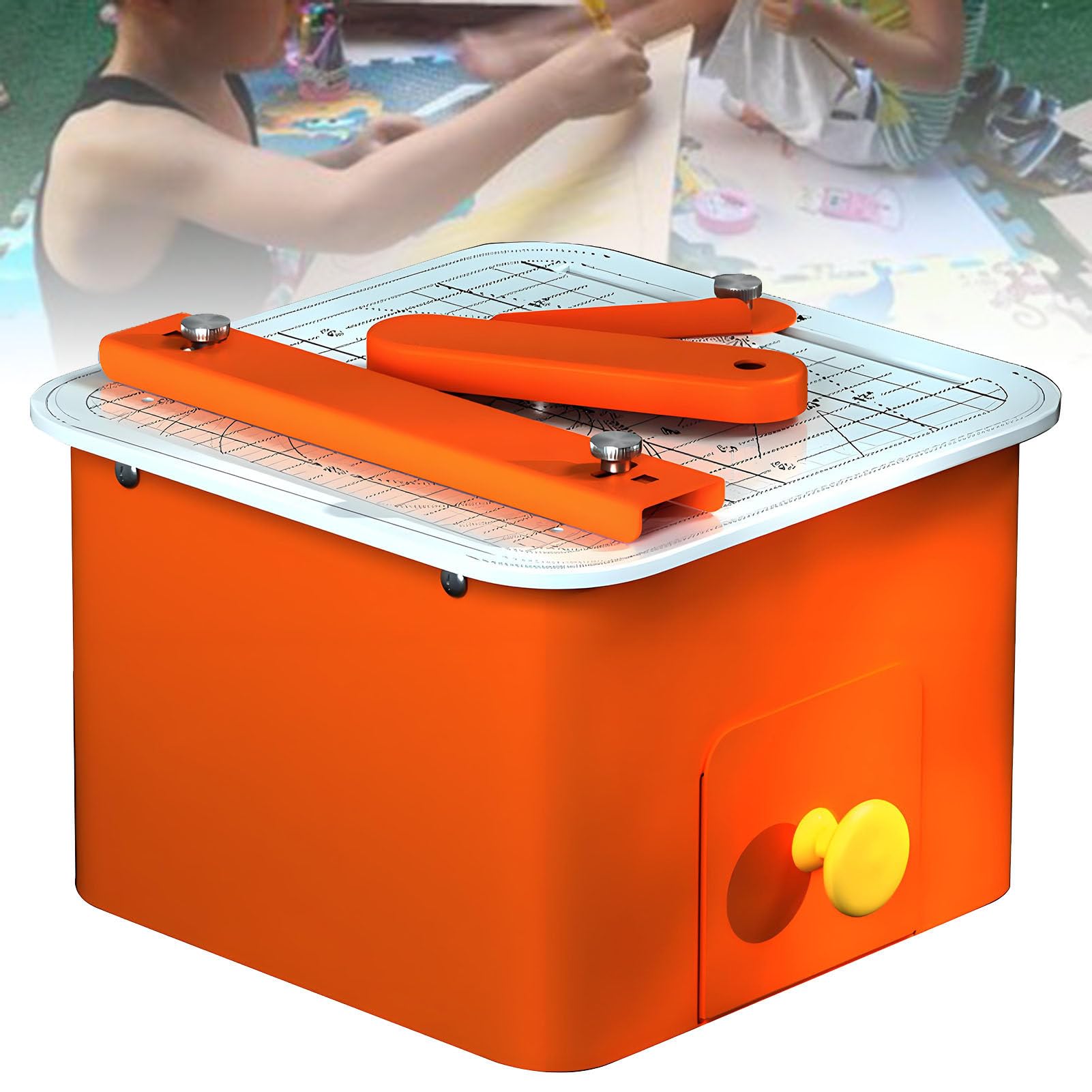 ROGHA Electric Cardboard Saw Tool, 45W Bladeless Chomp Saw with Scrap Drawer, Safe Cutting Tool 0-4mm Thickness, Kids Cardboard Cutter Tool for Upcycling, DIY, Handmade