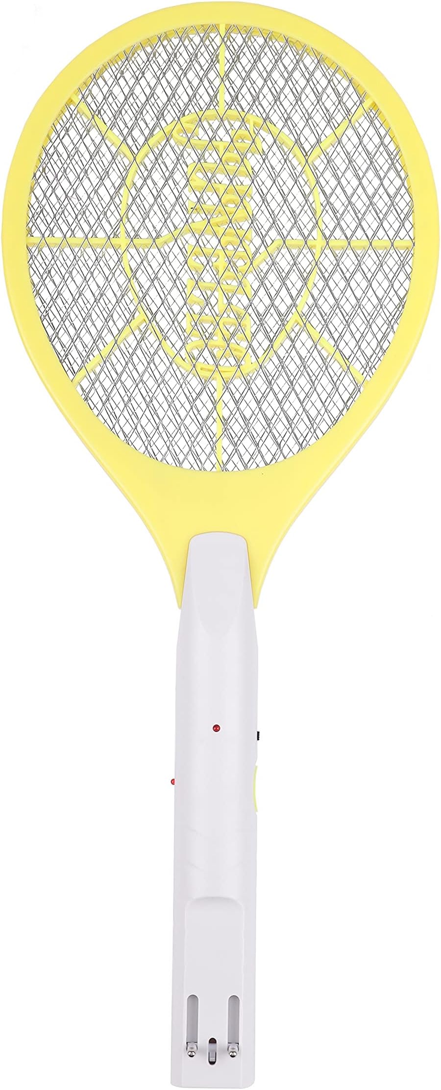 RUMPES Rechargeable Electric Unique 3-Layer Safety Mesh Mosquito Racket Bug Zapper Fly Swatter and Insect Killer Bat for Home Office(Multicolor)