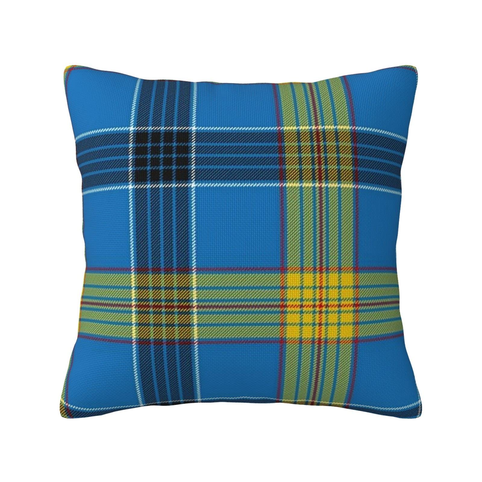 Pillowcase Clan Laing Classic Linen Scottish Throw Pillow Cover 45x45cm
