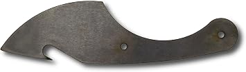 RMP Knife Making Blank - 1095 فولاذ عالي الكربون ملدن ، جاهز للانتهاء ، حافة خام ، سكين مزراب