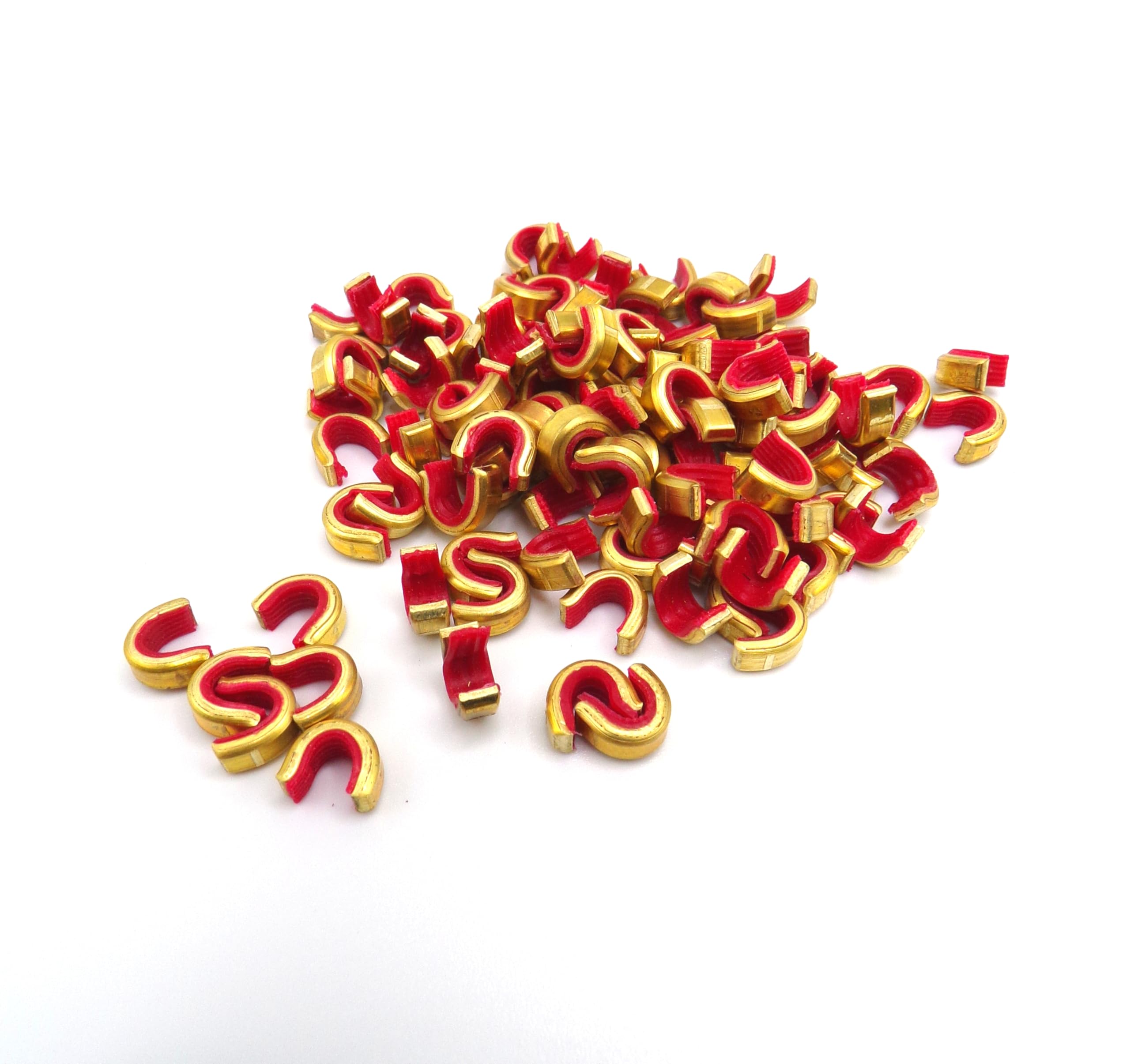 Speed Noks - Red Brass Nok Sets - Bowstring Speed Nocks (50)
