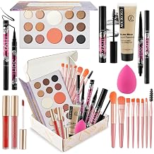 All in One Makeup Kit for Women Full Kit,Makeup Set for Women,Including Eye, Face, Lip Makeup and Brushes, Long Lasting Daily Makeup Gift Set for Christmas Birthday Party (HZB-084)