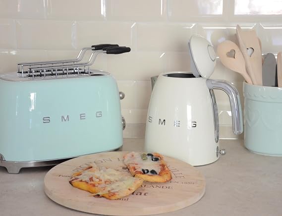 Smeg TSF01PGEU Toaster 2x2, Pastel Green [Energy Grade A+]
