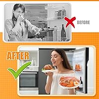 Vista 4 de Crtiin 1000 fundas desechables para tazones, cubiertas de plástico para platos para alimentos con envoltura elástica de plástico para alimentos