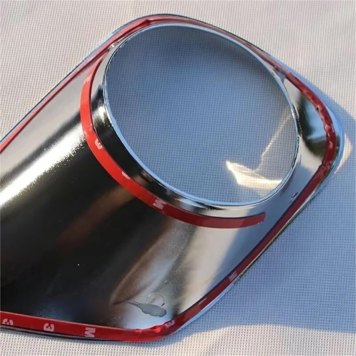 Accessories Compatible For Toyota RAV4 RAV 4 2013 2014 2015 Chrome Front Rear Fog Light Lamp Cover Trim Foglamp Bumper Foglight Protector(Rear 1PC)