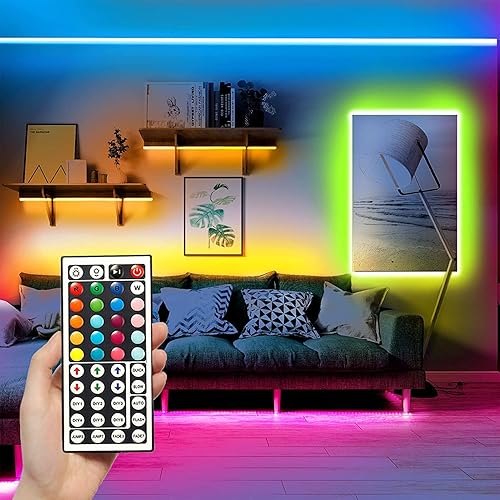 Miniatura 6 de Controlador de tira LED de 44 teclas, caja de control de rectificador inalámbrico, adaptador de enchufe de fuente de alimentación DC 12V 3A,