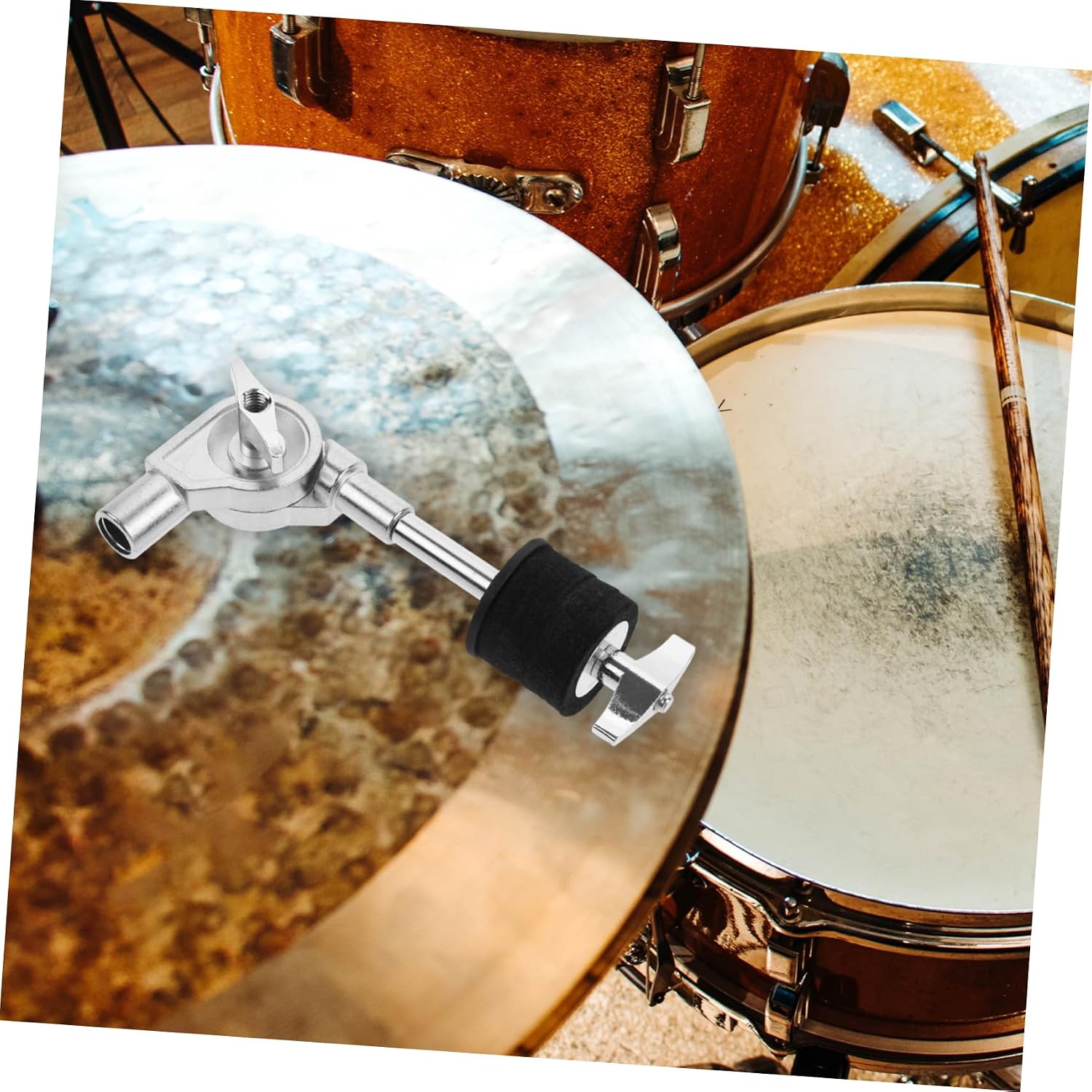 Reliable Cymbal Holder Attachment Easy Install Stacker for Percussion Drum Set Clamp