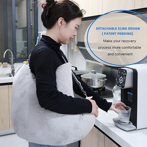 Miniatura 3 de Almohada de cirugía de hombro, almohada ergonómica para manguito rotador, cómoda almohada poscirugía de hombro, estructura ajustable que proporciona