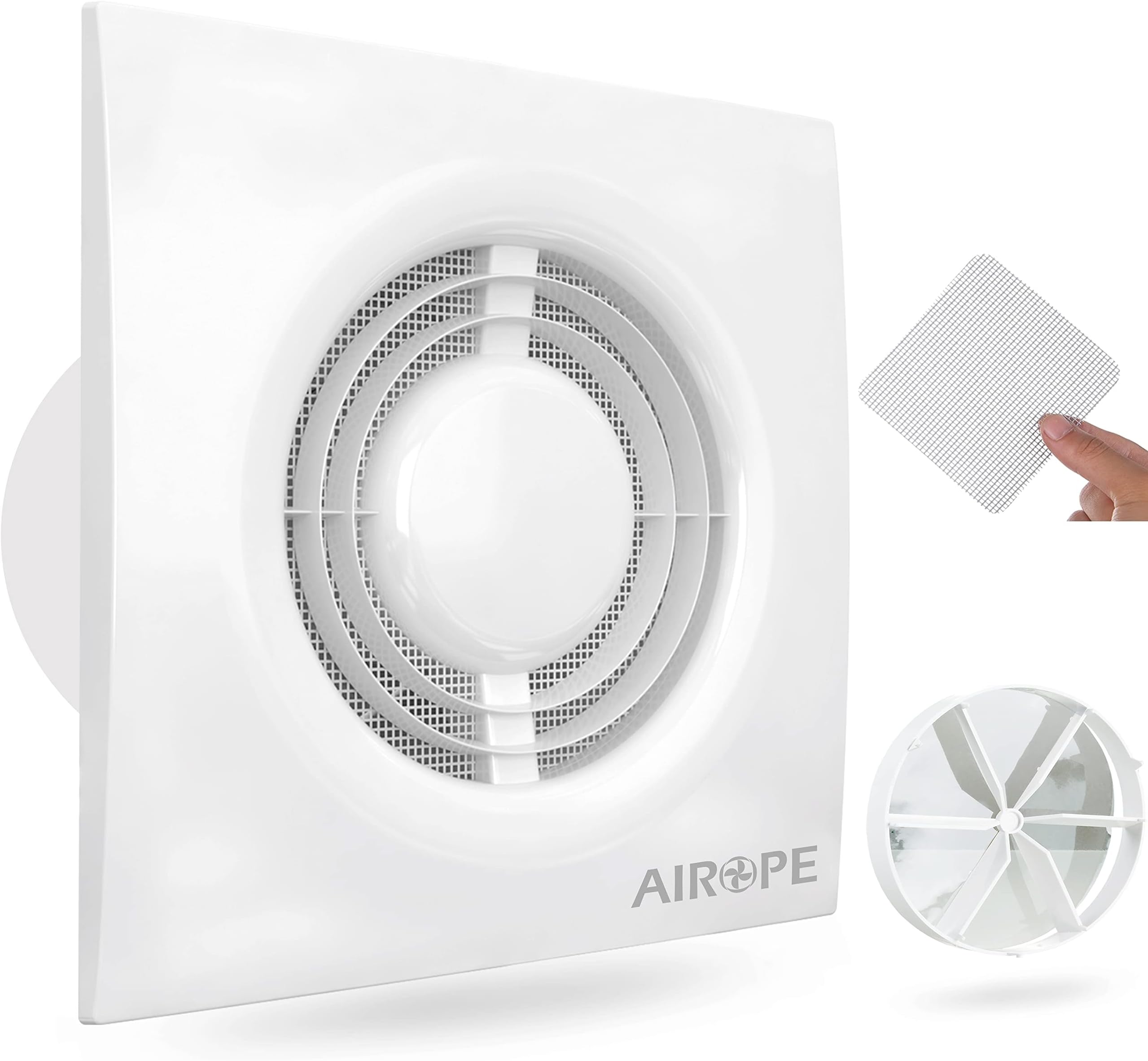 Ventilateur Extracteur D'air Airope Silenta 100 Mm – Avec Timer + Clapet – Neuf