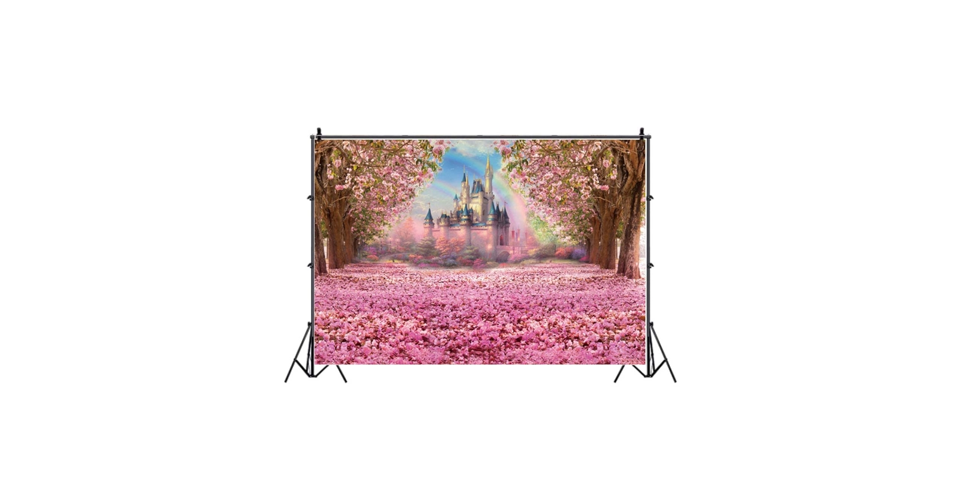Amazon | 撮影背景布 かわいい 風景 メルヘン W120×H80cm W150