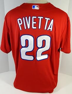 Philadelphia Phillies Nick Pivetta #22 Game Used Jersey E Spring Training 1 - Game Used MLB Jerseys