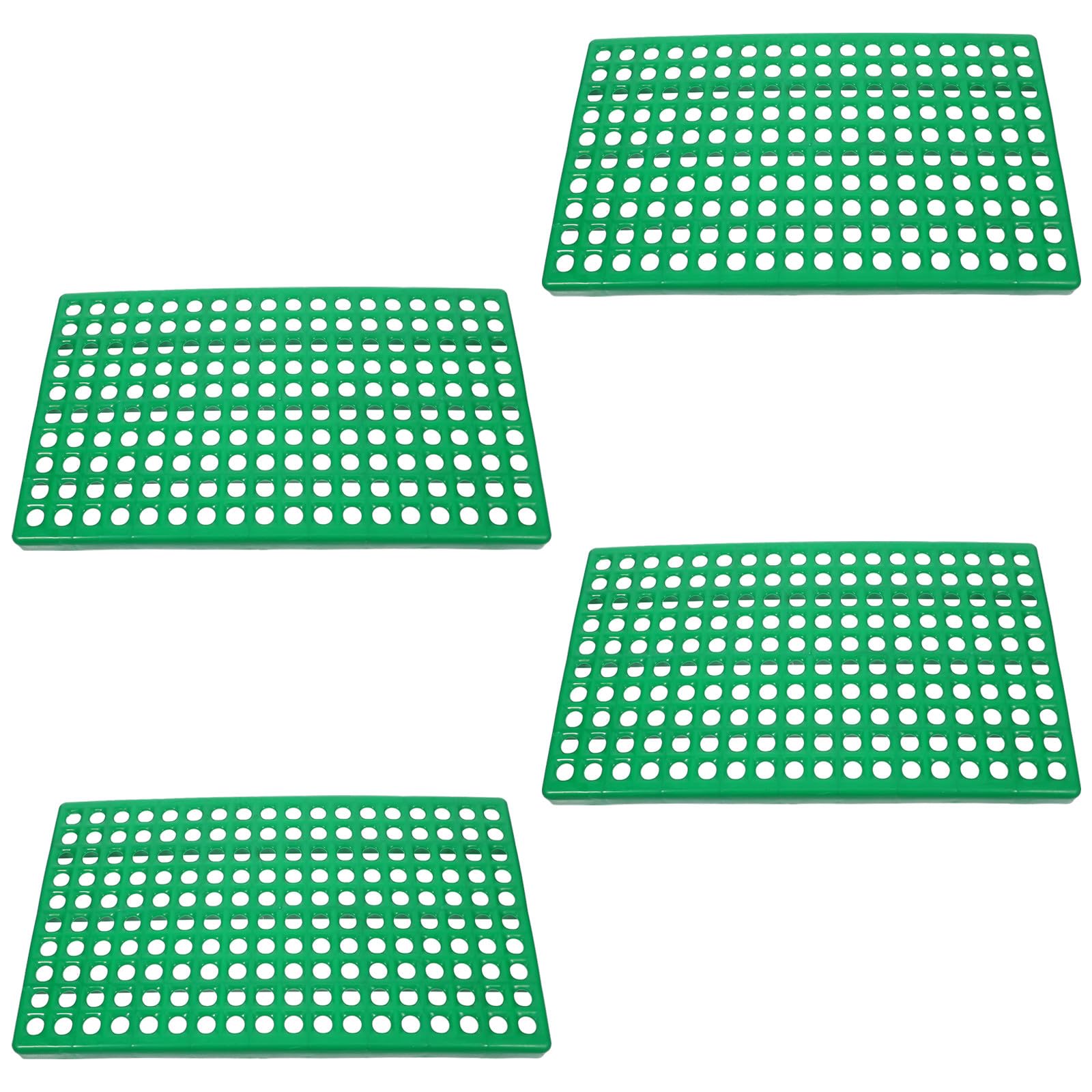 4 szt. mata do klatki dla królików 50x30 cm plastikowa podkładka z otworami oddychająca mata pod stopy, chroniąca podłogę, do klatki dla szynszyli, klatka zwierząt, z siatki