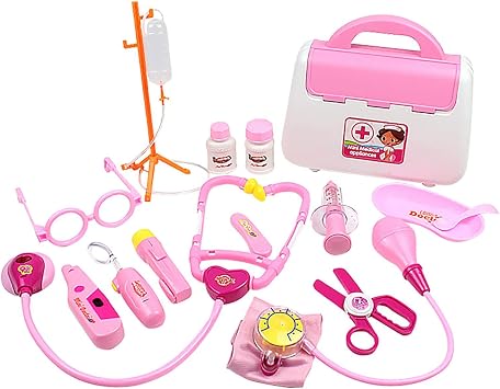 Kids Toys Doctor Kit, Medicine Box Doctor Toy Set, Pretend Doctor Set for Kids Nurse Medical Kit Playset for Kids Child Care Box Doctor Tool Toy