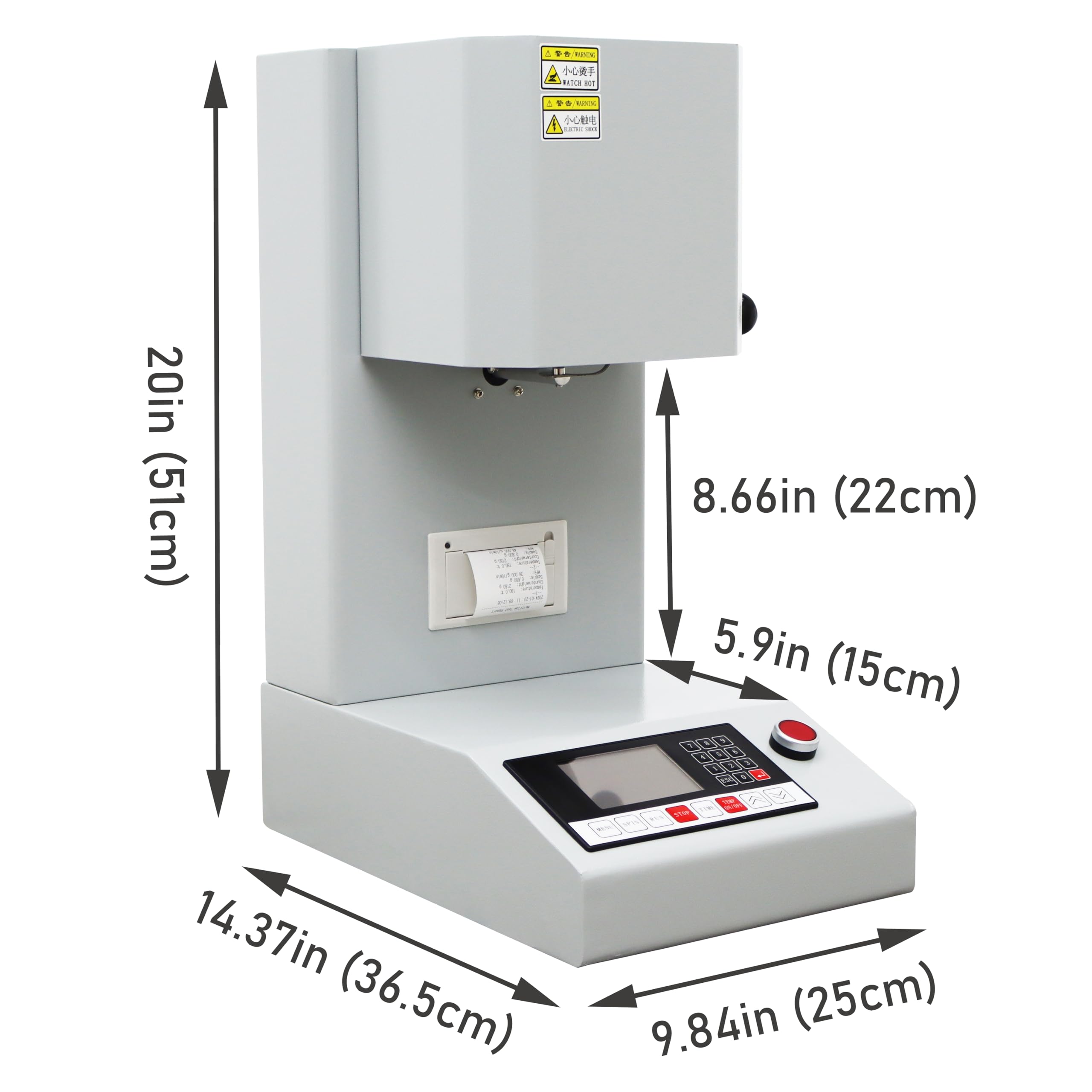 LGXEnzhuo 110V Automatic Melt Flow Index Rate Tester MFR Tester Automatic Melt Index Meter 450W