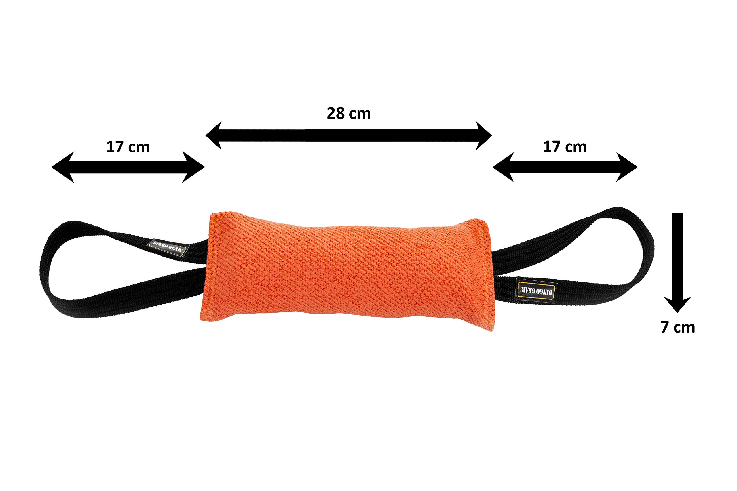 Dingo Gear - Remolque de Nailon para Entrenamiento de Perros IGP IPO Schutzhund para búsqueda ciega de presas para Obtener recompensa, Hecho a Mano de Material francés