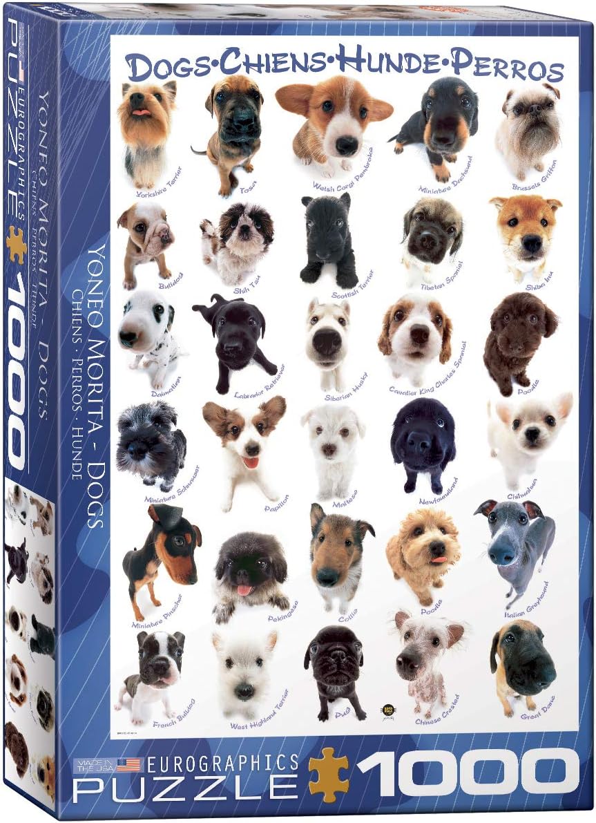 EuroGraphics Dog Breeds 1000 Piece Puzzle