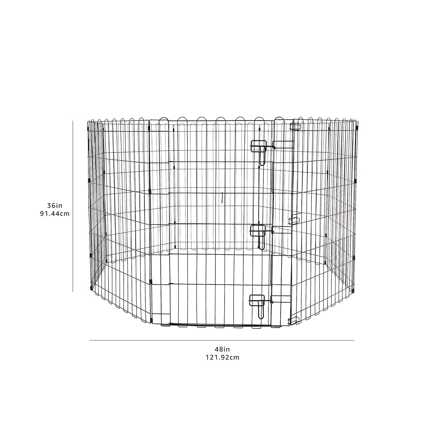 KittuPet Cage with Pen-Exercise Fence for Pups, Rabbit and Guinea Pigs (30 inch) 2