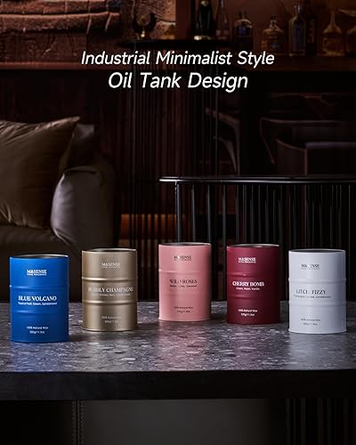 Miniatura 6 de M&SENSE Velas de soja de lavanda perfumadas para el hogar, 11.6 onzas, 70 horas de combustión, vela de aromaterapia para aliviar el estrés,