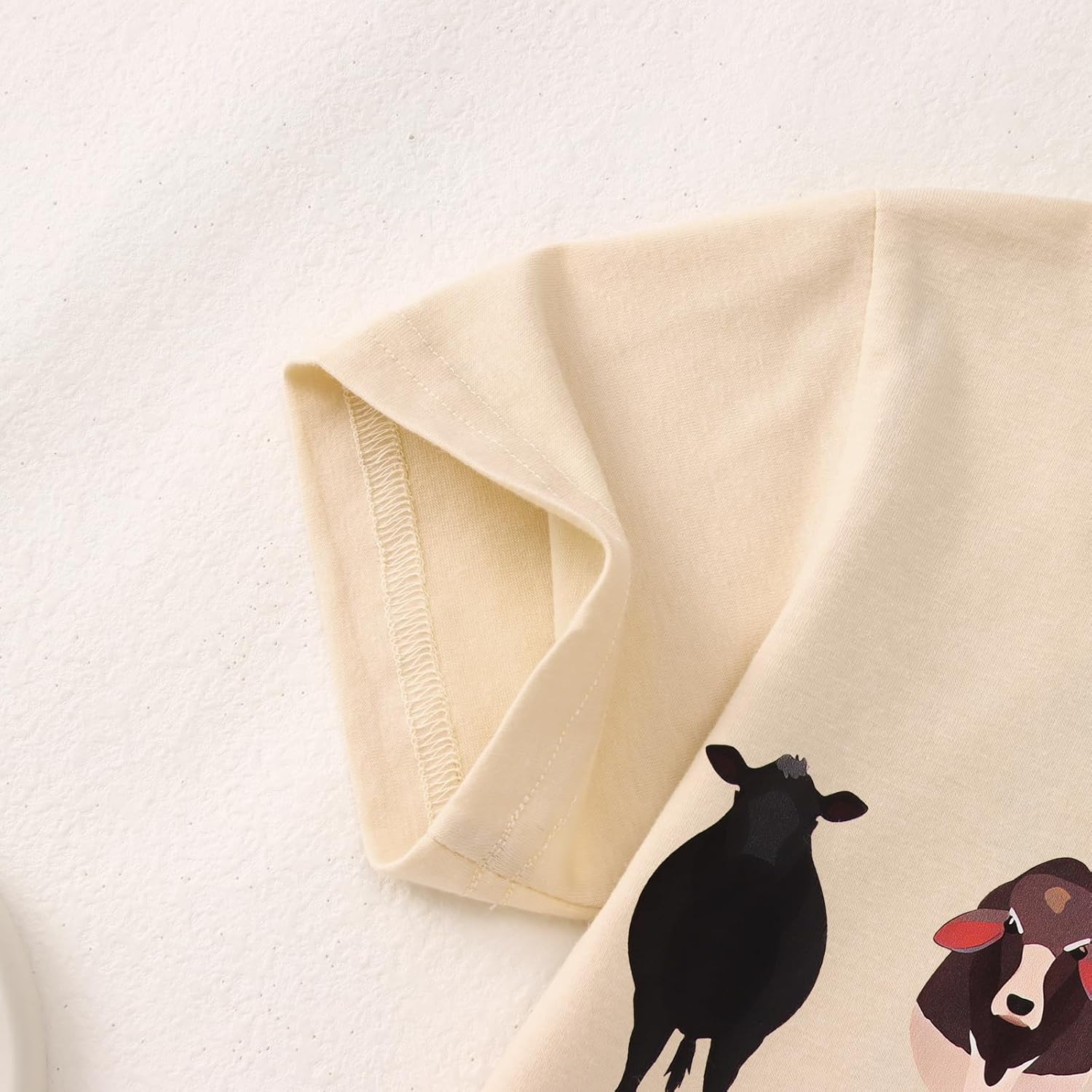 MODNTOGA Toddler Boy Cute Cow Graphic T-Shirt Kids Baby Funny Cow Print Farm Shirt Little Cowboy Short Sleeve Summer Tee Tops - Image 5