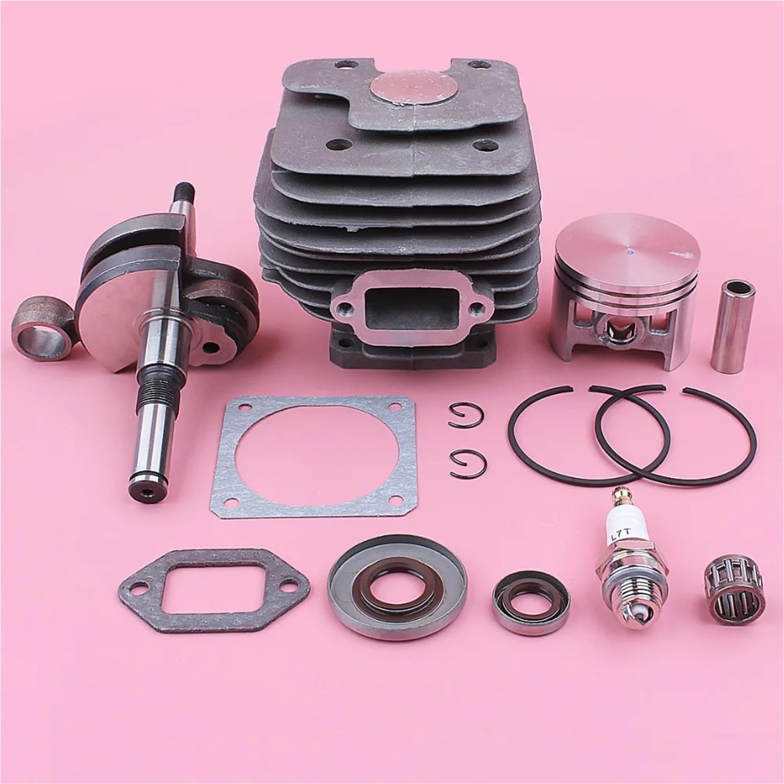 52mm Zylinder Kolben Kit for Sti MS380 038 MS 380 Kurbelwelle Öl Dichtung Dichtung Kettensäge Werkzeug Ersatz Ersatzteil