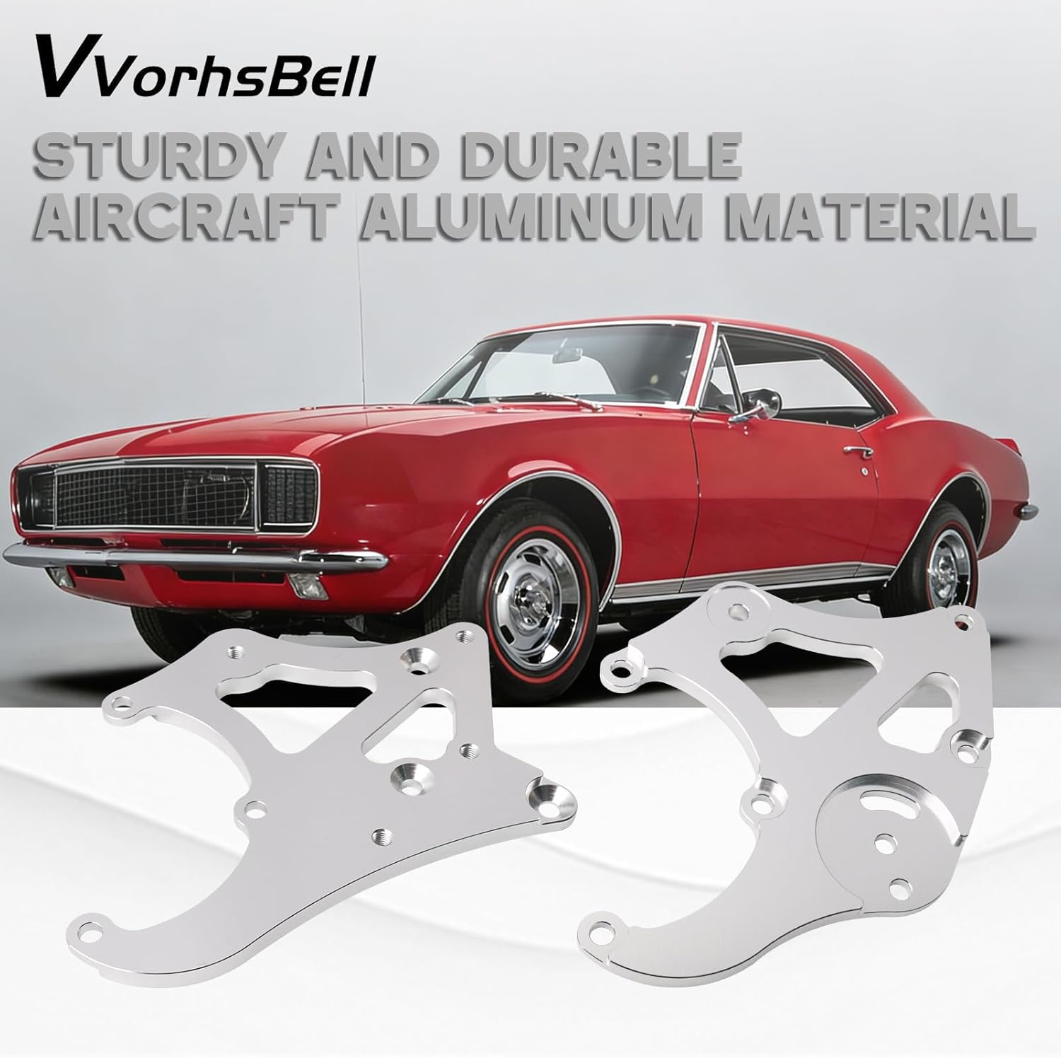 LS Air Conditioner Compressor Bracket Kit Sanden 508 A/C Compatible with LS Truck LS1 LS3 LSX AC Heavy Duty 551474-3