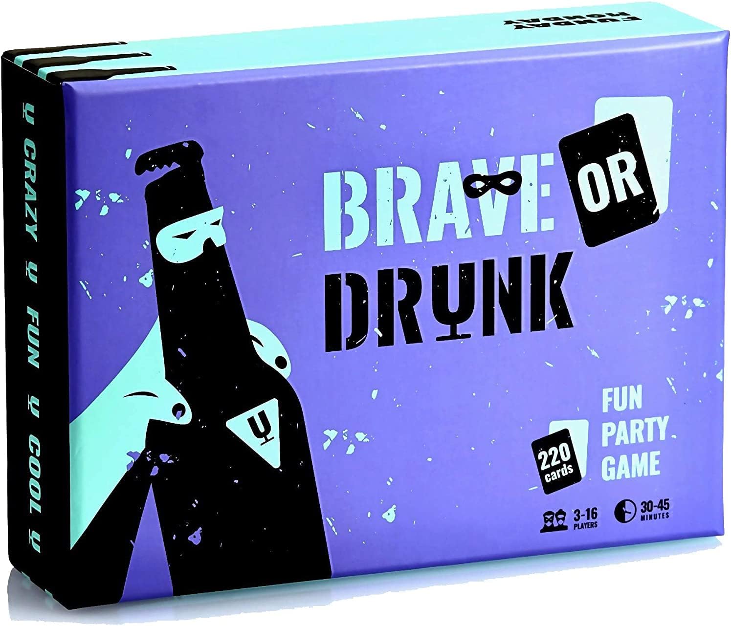 Brave or Drunk Drinking Games for Adults Fun Adult Party Drinking