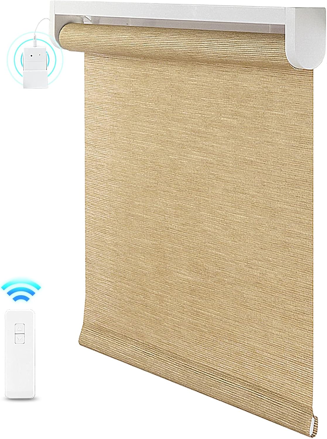 Motorized Roller Blinds for Window with Remote Control