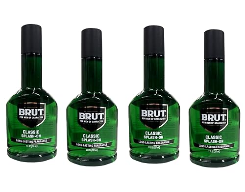 Brut Splash on Lotion - 7 oz (paquete de 4)