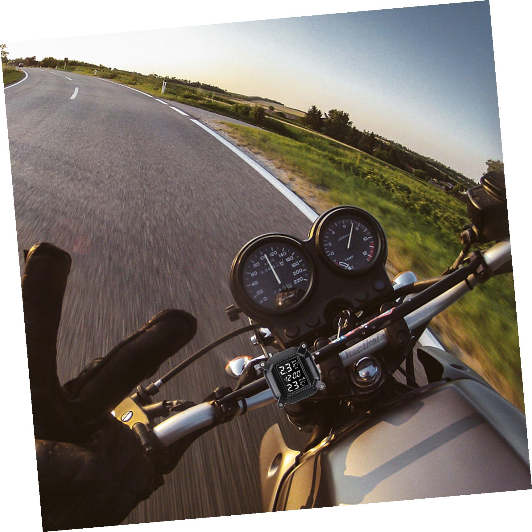 Czujnik Ciśnienia W Oponach Motocykla Do Monitorowania Samochodu Testowania Urządzenia Do Pomiaru Ciśnienia W Oponach Detektor Pojazdu Czujnik