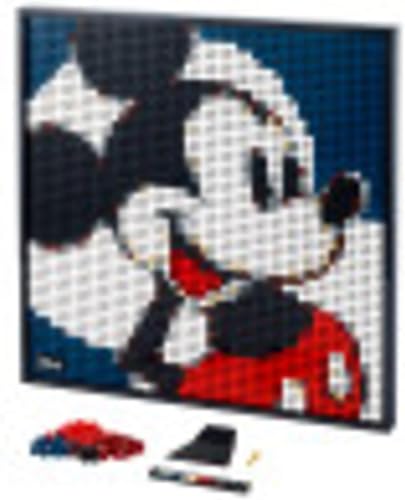 Miniatura 2 de LEGO Art Disney Mickey Mouse 31202 Kit de construcción de manualidades un juego de decoración de pared para adultos que aman pasatiempos creativos