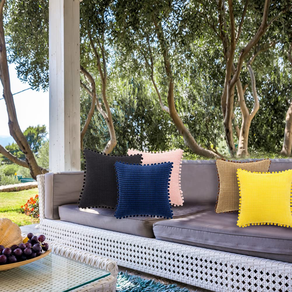 Federa Per Cuscino Velluto 45x45 Cm Con Nappa | Alerfa | Per Divano E Letto - 2
