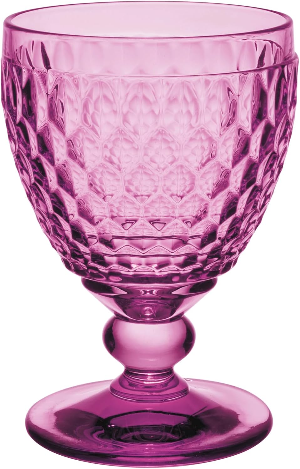 Villeroy & Boch Boston Berry Wine Goblet, Set of 4, 13.5 ozs, Made in Germany