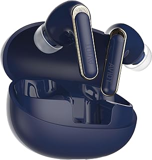 AVIOT TE-U1 完全ワイヤレスイヤホン Bluetooth 5.3 最大41.5時間再生 ノイズキャンセリング搭載 ワイヤレス充電対応 防水防塵(IPX4) 軽量設計 外音取り込み マルチポイント接続対応 (ネイビー)