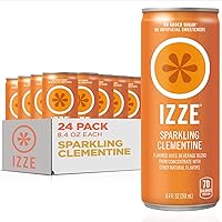 Vista 21 de IZZE - Mezcla de bebida de jugo con agua con gas, granada, sin azúcar añadido, 8.4 onzas líquidas, 24 latas