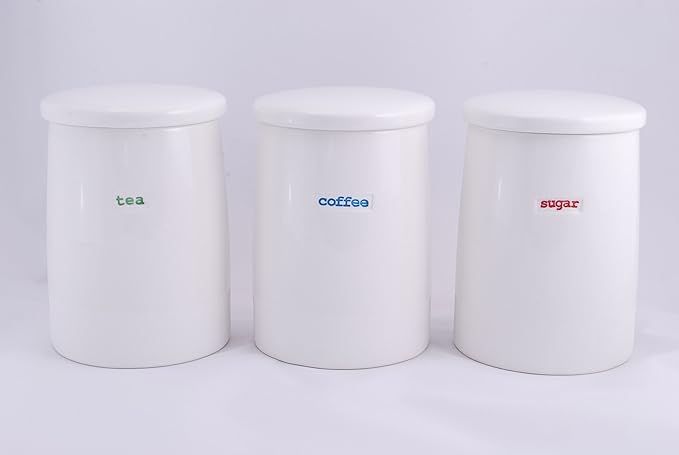 Keith Brymer Jones - Word Range - Tarro de Almacenamiento de Porcelana - Café miniatura 2