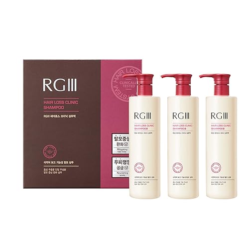 RGIII - Champú para clínica de regeneración capilar con saponina de ginseng rojo purificado y 6 ingredientes derivados naturalmente para la pérdida