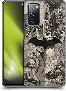 Head Case Designs Officially Licensed Batman DC Comics Logo Collage Distressed Hush Hard Back Case Compatible with Samsung Galaxy S20 FE / 5G