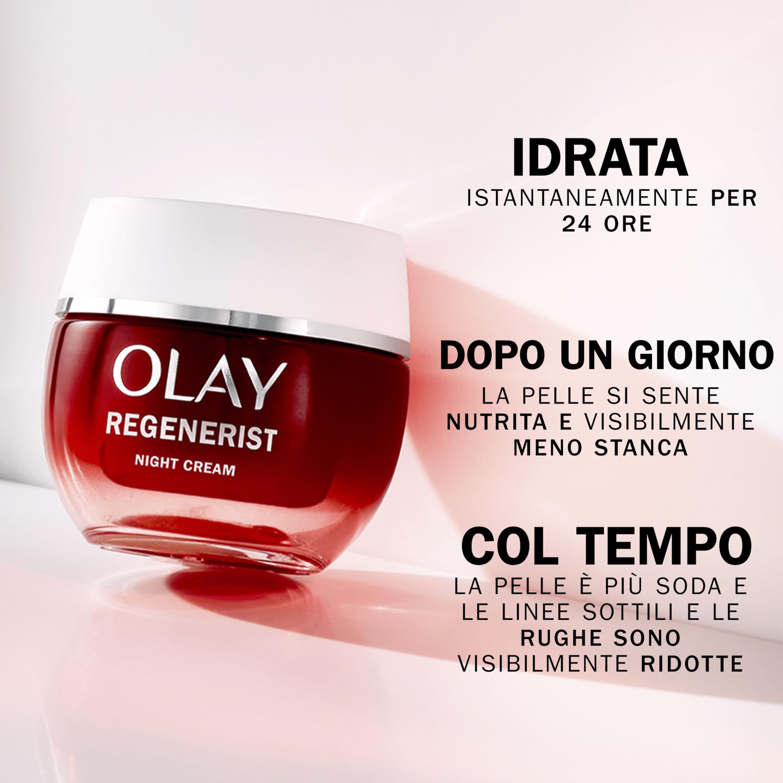 Olay Regenerist Crema Notte Viso Idratante con Niacinamide Anti-Età e Peptidi 50ml