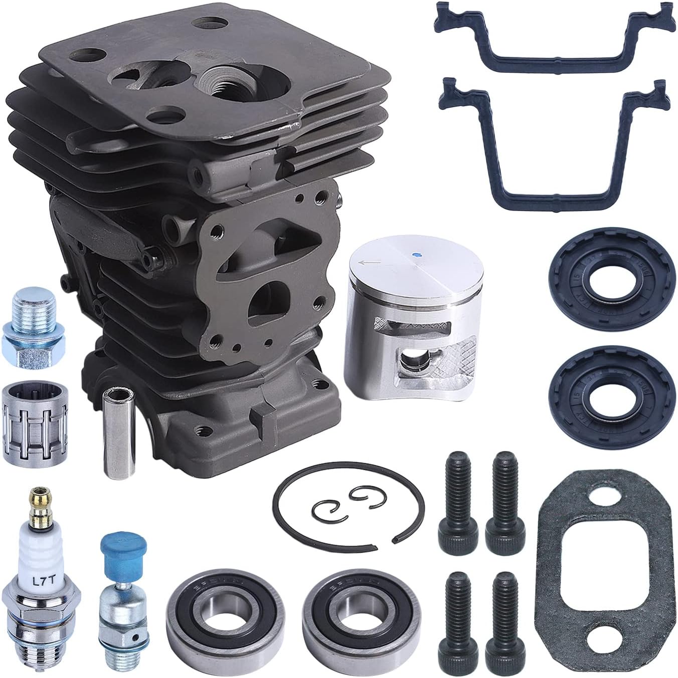 For Husqvarna 445 445E 450, 450 For Rancher, Cylinder, 544119802 544972001 501451601 544062001 544013801 503200527 503235111 503552201 544870701