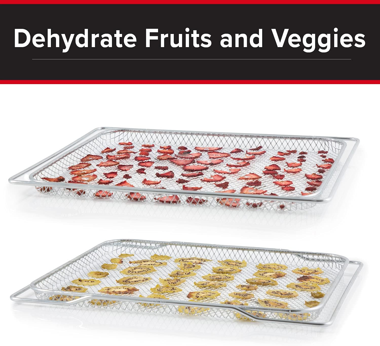 NUWAVE Genuine 9-Piece Ultimate Baking Kit, 1.3” Deep SS Roasting Tray, 4 SS Racks, 4 - 11.5”x13” Silicone Baking Mats, Compatible w/ All Bravo XL Air Fryer Oven Models 20801,20802, 20811, 20850